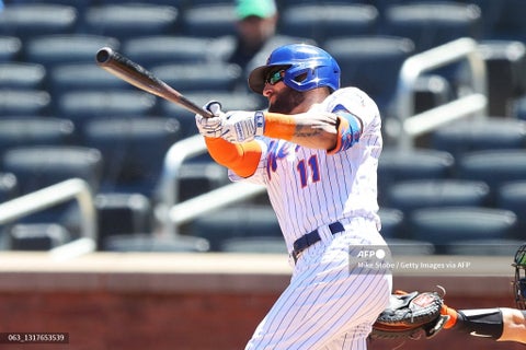 Kevin Pillar, beisbolista golpeado con la bola