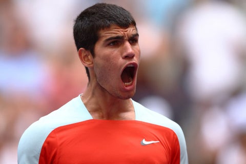 Carlos Alcaraz en la tercera ronda del US Open