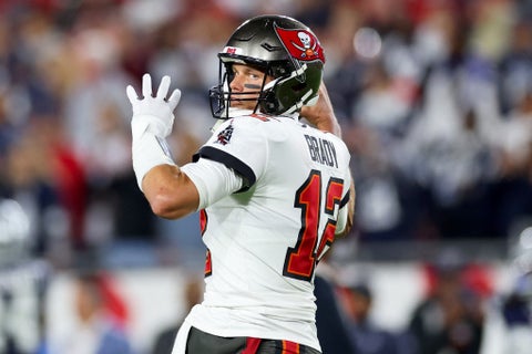 Tom Brady en un partido de Bucaneros de Tamba Bay