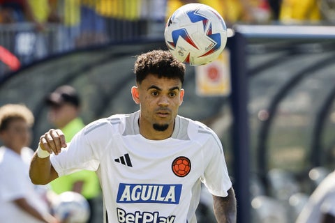 Luis Díaz con la selección Colombia