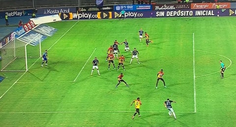VIDEO: Así fue el polémico gol de Junior en fuera de lugar vs Pereira