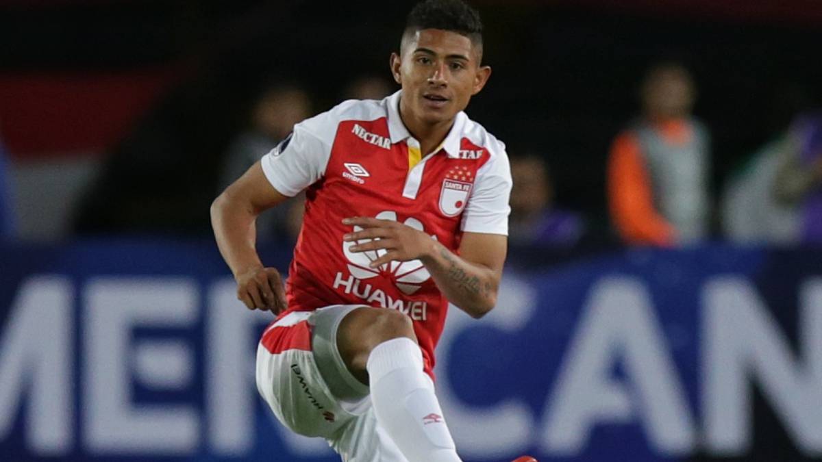 Edwin Herrera, jugador de Santa Fe