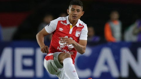 Edwin Herrera, jugador de Santa Fe