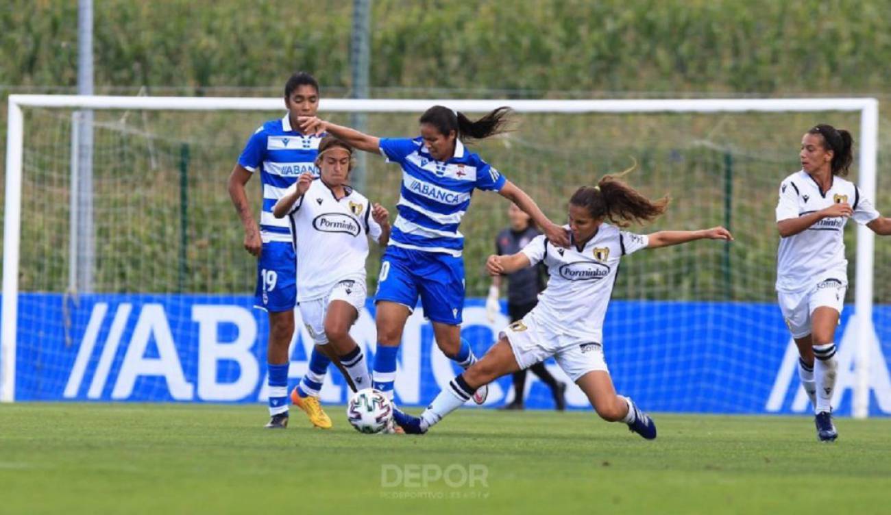 Lady Andrade en Deportivo La Coruña