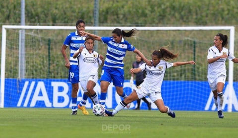 Lady Andrade en Deportivo La Coruña