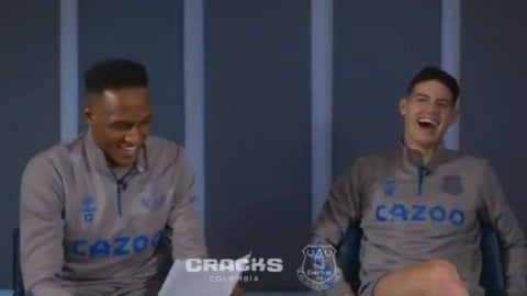 James Rodríguez y Yerry Mina