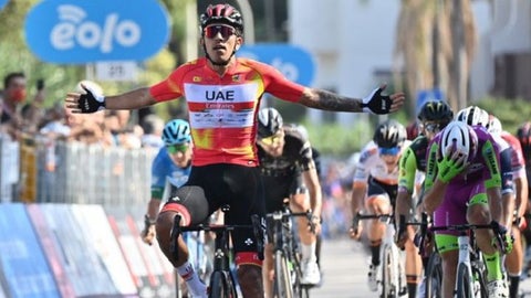 Juan Sebastián Molano, en el Giro de Sicilia