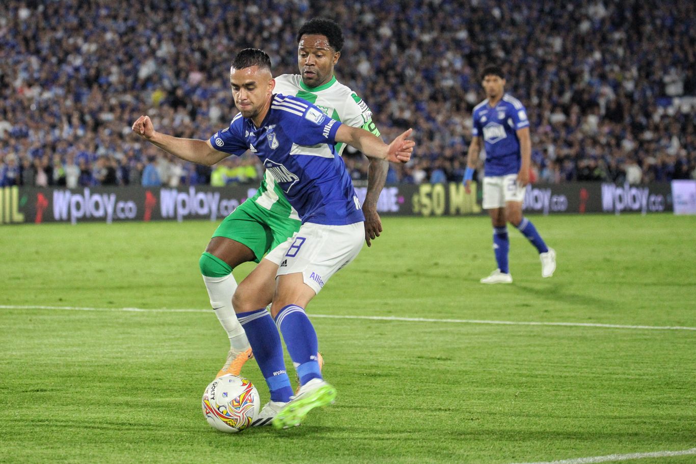 Millonarios enfrenta a Nacional en juego válido por la final - Ida de la Copa BetPlay en el estadio Nemesio Camacho El Campin.