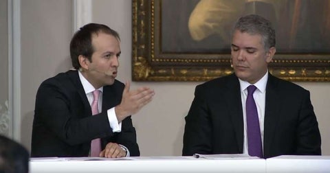 Ernesto Lucena e Iván Duque
