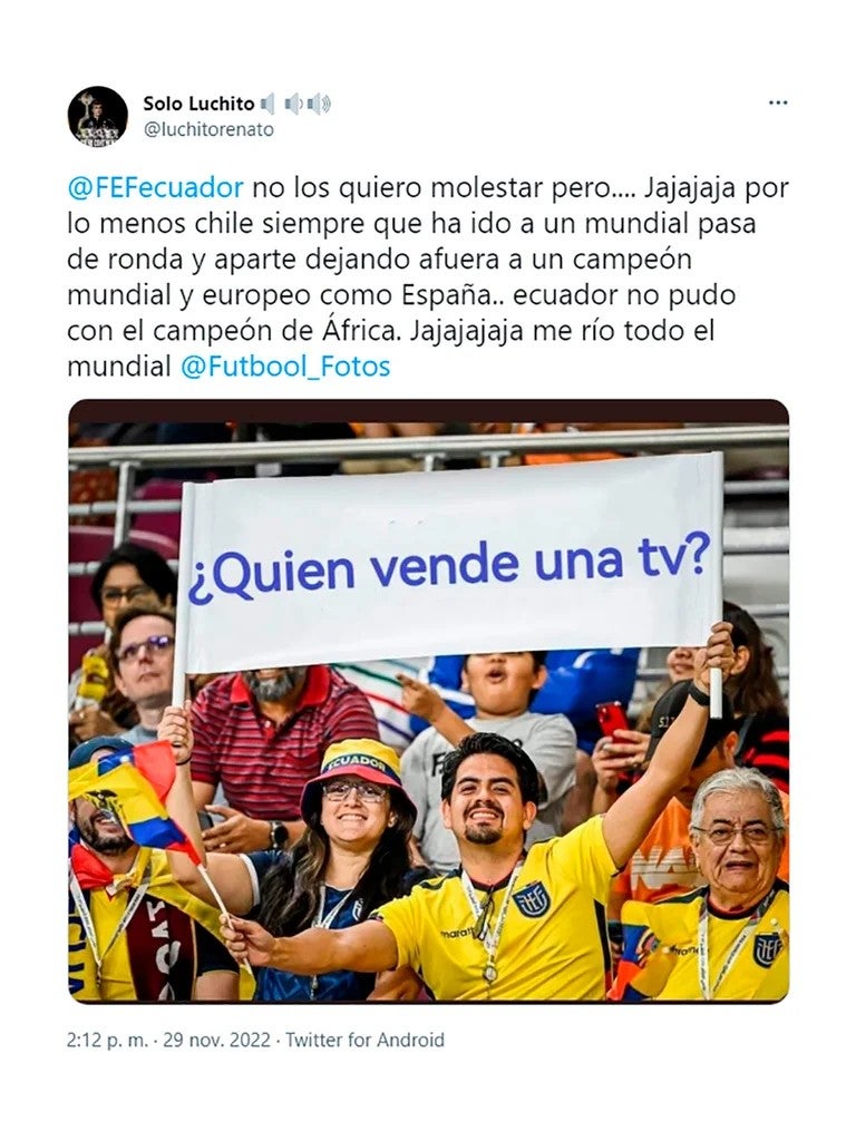 Meme Ecuador vs Senegal