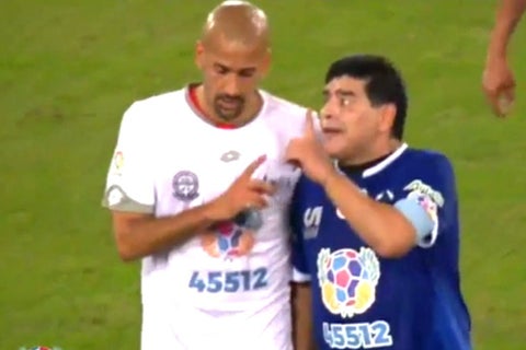 Maradona y Verón - Argentina