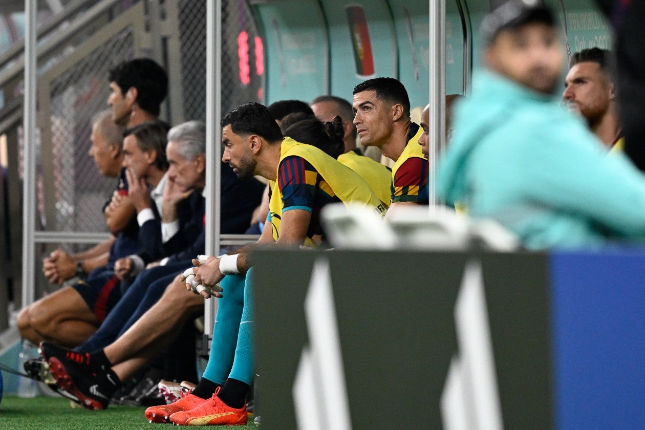 Cristiano Ronaldo en el Portugal vs Suiza, Mundial Qatar 2022