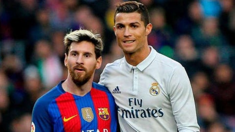 Messi y Cristiano Ronaldo
