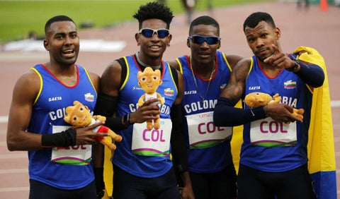 Equipo de atletismo colombianos