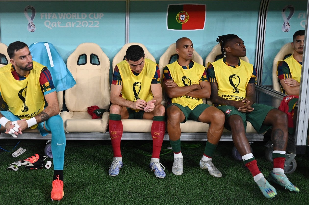 Cristiano Ronaldo en el Portugal vs Suiza, Mundial Qatar 2022