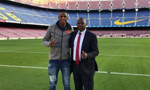Yerry Mina y su tío