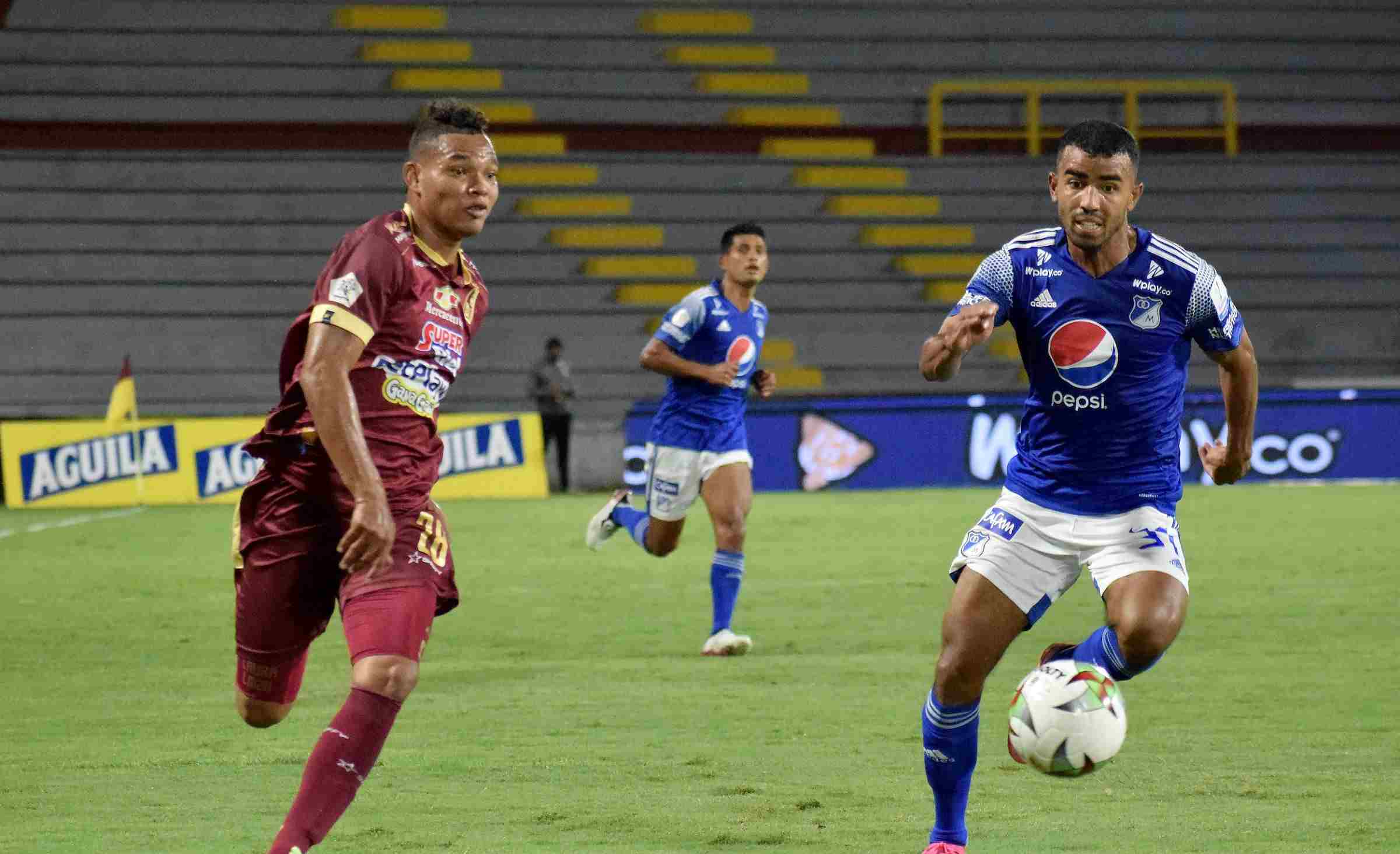 Tolima vs Millonarios; Liga Betplay