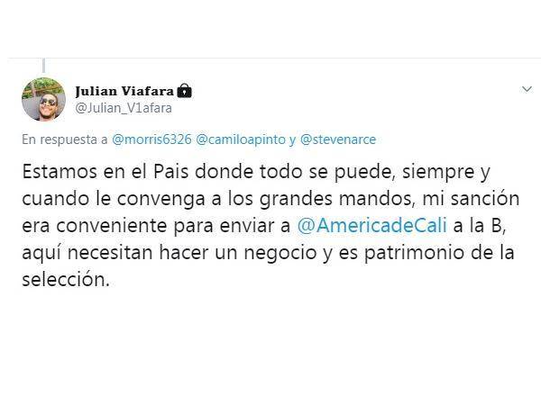 Publicación Julián Viáfara