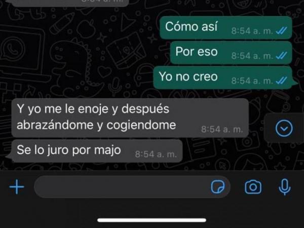 Pantallazos revelados por TyC Sports