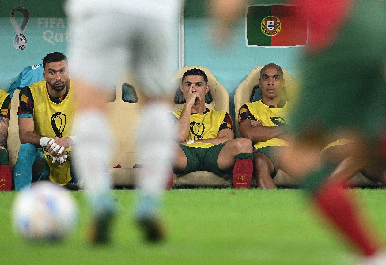 Cristiano Ronaldo en el Portugal vs Suiza, Mundial Qatar 2022