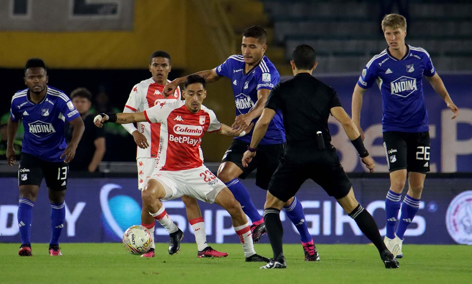 Santa Fe vs Millonarios - Liga Betplay 2023