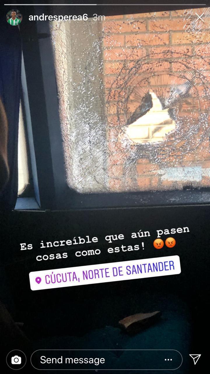 Agresión bus de Nacional