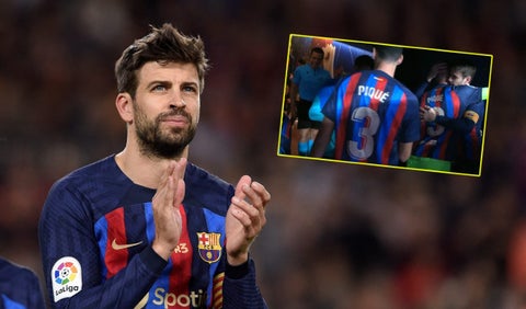 último partido de Piqué con Barcelona