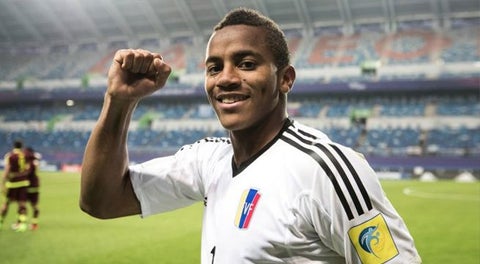 Wuilker Faríñez, arquero de Millonarios y la Selección de Venezuela