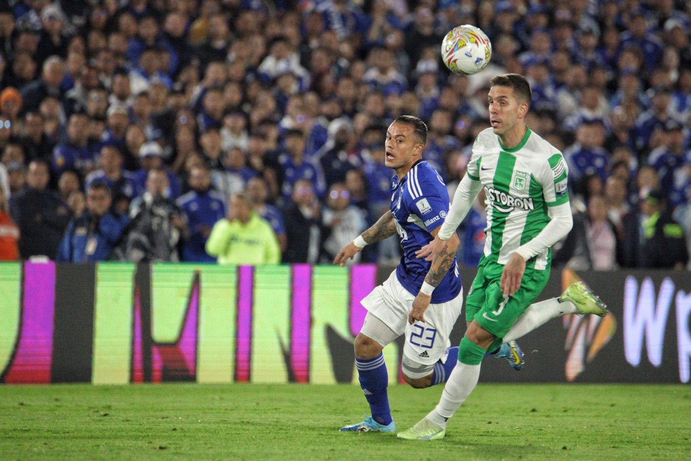 Millonarios enfrenta a Nacional en juego válido por la final - Ida de la Copa BetPlay en el estadio Nemesio Camacho El Campin.