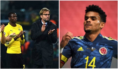 Adrián Ramos y Luis Díaz