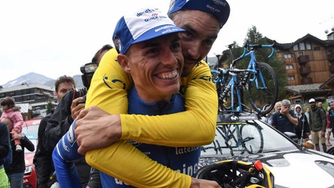 Enric Mas, líder del Movistar Team