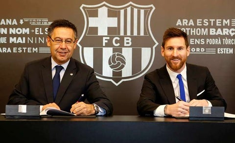 Bartomeu y Messi