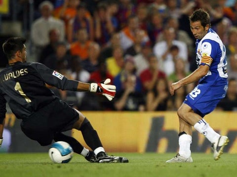 Gol de Tamudo al Barcelona