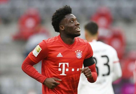 Alphonso Davies, jugador del Bayern Múnich