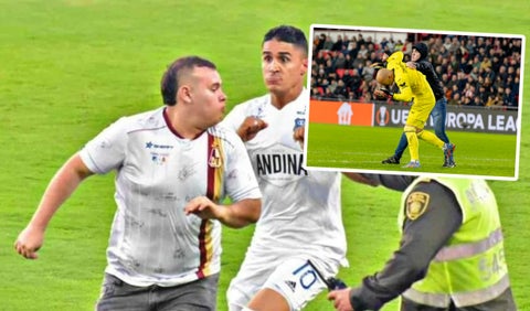 Agresión de hincha en la Europa League