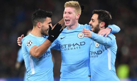 Jugadores del Manchester City