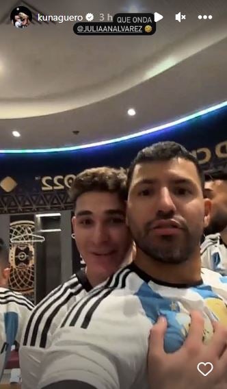 'Kun' Agüero y Julián Álvarez 