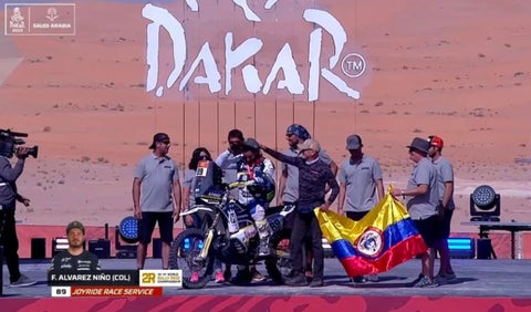 El colombiano Francisco Álvarez completó el Rally Dakar 2025