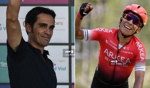 Alberto Contador, Nairo Quintana
