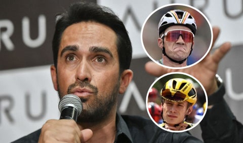 Alberto Contador - Remco Evenepoel y Jonas Vingegaard