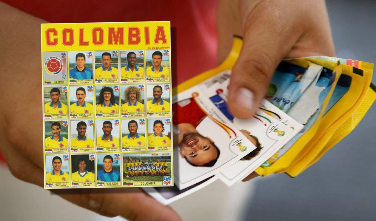 Selección Colombia, Album Panini