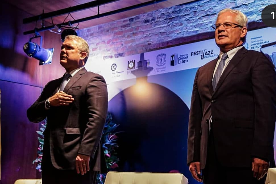 Alcalde de Popayán en encuentro con presidente Duque
