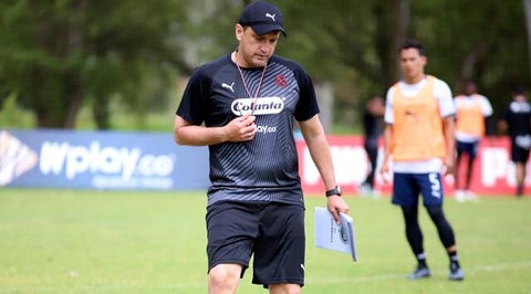 Aldo Bobadilla, técnico de Independiente Medellín