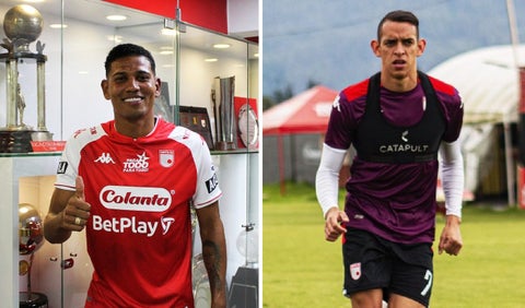 Alexander Mejía y Neyder Moreno, Santa Fe