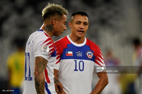 Alexis Sánchez y Eduardo Vargas