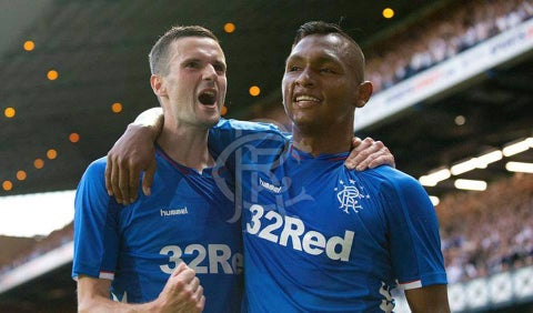 Alfredo Morelos, delantero de Glasgow Rangers