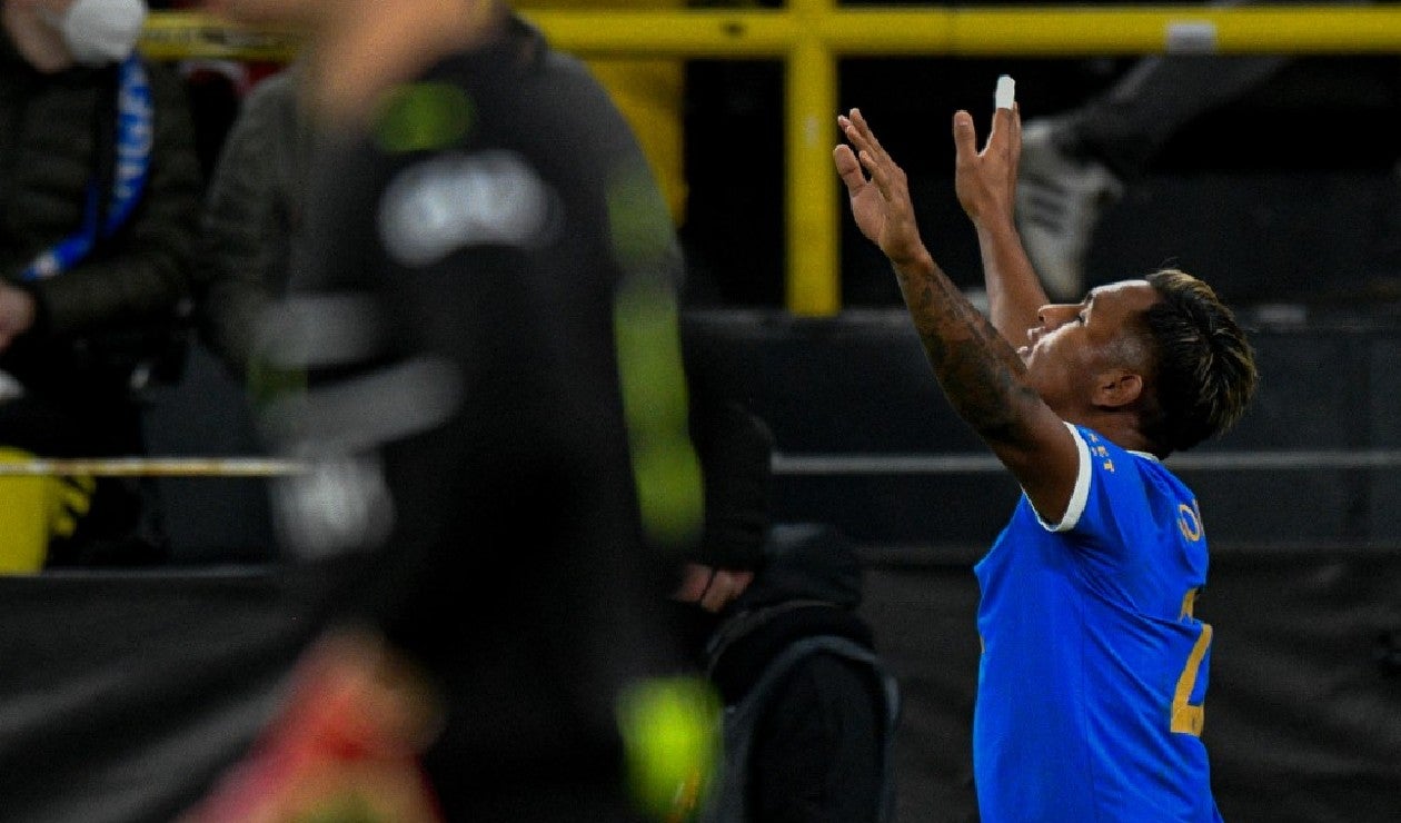 Alfredo Morelos, goleador del Rangers de Escocia