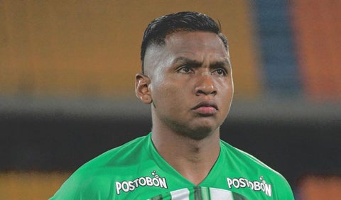 Alfredo Morelos con Nacional