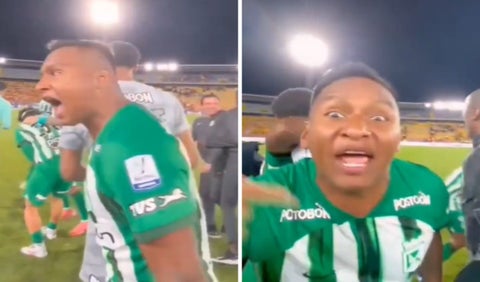 Alfredo Morelos con Nacional