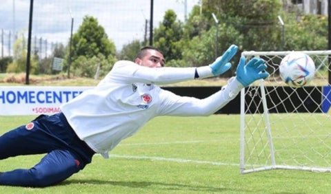 Álvaro Montero con Millonarios